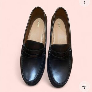 ALOHAS Black Penny Loafers